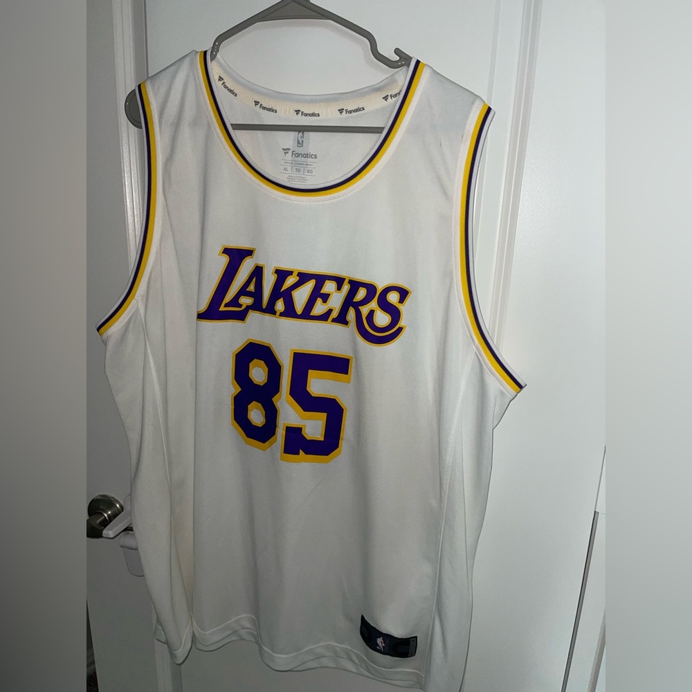 Fanatics Lakers White Jersey
